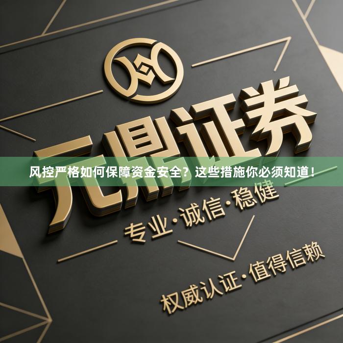 风控严格如何保障资金安全？这些措施你必须知道！